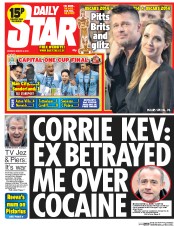 Daily Star Newspaper Front Page (UK) for 3 March 2014