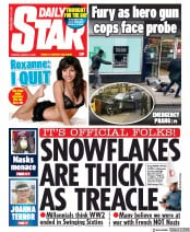 Daily Star (UK) Newspaper Front Page for 3 March 2020