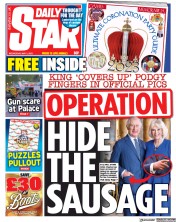 Daily Star (UK) Newspaper Front Page for 3 May 2023