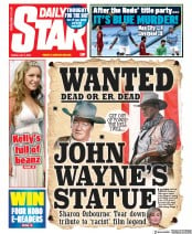 Daily Star (UK) Newspaper Front Page for 3 July 2020
