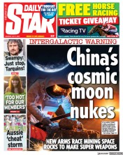 Daily Star (UK) Newspaper Front Page for 3 July 2023
