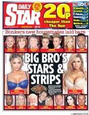 Daily Star (UK) Newspaper Front Page for 4 January 2017