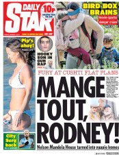 Daily Star (UK) Newspaper Front Page for 4 January 2019