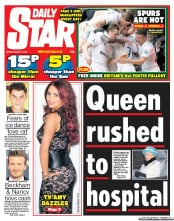 Daily Star (UK) Newspaper Front Page for 4 March 2013