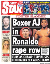 Daily Star (UK) Newspaper Front Page for 4 March 2019