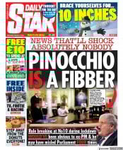 Daily Star (UK) Newspaper Front Page for 4 March 2023