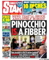 Daily Star (UK) Newspaper Front Page for 4 March 2023