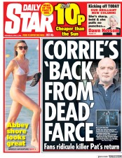 Daily Star (UK) Newspaper Front Page for 4 April 2018