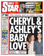 Daily Star (UK) Newspaper Front Page for 4 July 2011