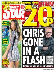 Daily Star (UK) Newspaper Front Page for 4 July 2016