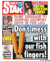 Daily Star (UK) Newspaper Front Page for 4 August 2021