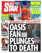Daily Star front page for 4 August 2025