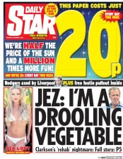Daily Star (UK) Newspaper Front Page for 5 October 2015