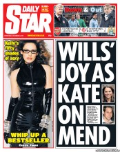 Daily Star (UK) Newspaper Front Page for 5 December 2012