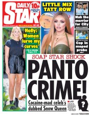 Daily Star (UK) Newspaper Front Page for 5 December 2018