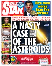 Daily Star front page for 5 December 2023