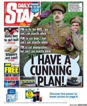 Daily Star (UK) Newspaper Front Page for 5 January 2023