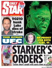 Daily Star (UK) Newspaper Front Page for 5 March 2019