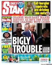 Daily Star (UK) Newspaper Front Page for 5 April 2023