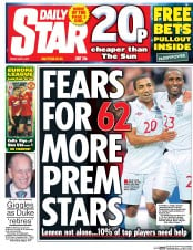 Daily Star (UK) Newspaper Front Page for 5 May 2017