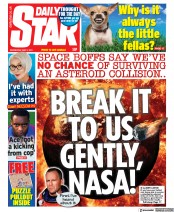 Daily Star (UK) Newspaper Front Page for 5 May 2021