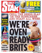 Daily Star (UK) Newspaper Front Page for 5 June 2023