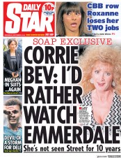 Daily Star (UK) Newspaper Front Page for 5 September 2018
