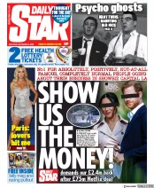 Daily Star (UK) Newspaper Front Page for 5 September 2020