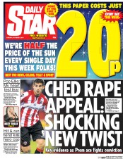 Daily Star (UK) Newspaper Front Page for 6 October 2015