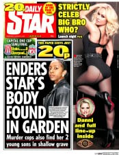Daily Star (UK) Newspaper Front Page for 6 January 2016