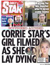 Daily Star (UK) Newspaper Front Page for 6 February 2019