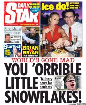 Daily Star (UK) Newspaper Front Page for 6 February 2020