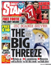 Daily Star (UK) Newspaper Front Page for 6 March 2023