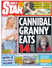 Daily Star Newspaper Front Page (UK) for 6 August 2015