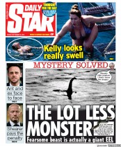 Daily Star (UK) Newspaper Front Page for 6 September 2019