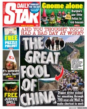 Daily Star front page for 6 September 2023
