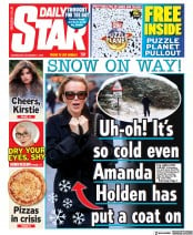 Daily Star front page for 7 December 2022