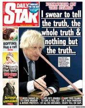 Daily Star front page for 7 December 2023