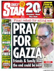 Daily Star (UK) Newspaper Front Page for 7 January 2017