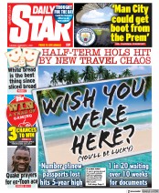 Daily Star (UK) Newspaper Front Page for 7 February 2023