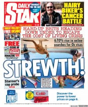 Daily Star front page for 7 May 2022