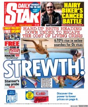 Daily Star (UK) Newspaper Front Page for 7 May 2022