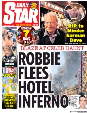 Daily Star (UK) Newspaper Front Page for 7 June 2018