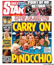 Daily Star (UK) Newspaper Front Page for 7 June 2022