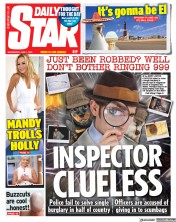 Daily Star (UK) Newspaper Front Page for 7 June 2023