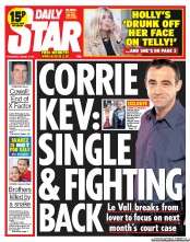 Daily Star (UK) Newspaper Front Page for 7 August 2013