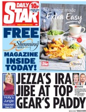 Daily Star (UK) Newspaper Front Page for 8 January 2019