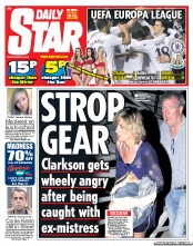 Daily Star (UK) Newspaper Front Page for 8 March 2013