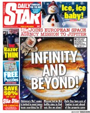Daily Star (UK) Newspaper Front Page for 8 March 2023