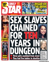 Daily Star (UK) Newspaper Front Page for 8 May 2013